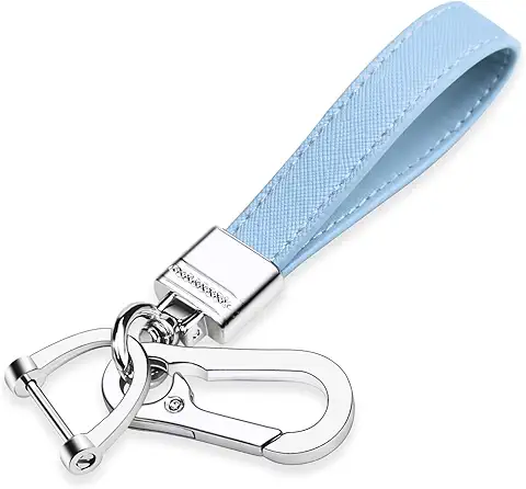 Minimal Blue Keychain